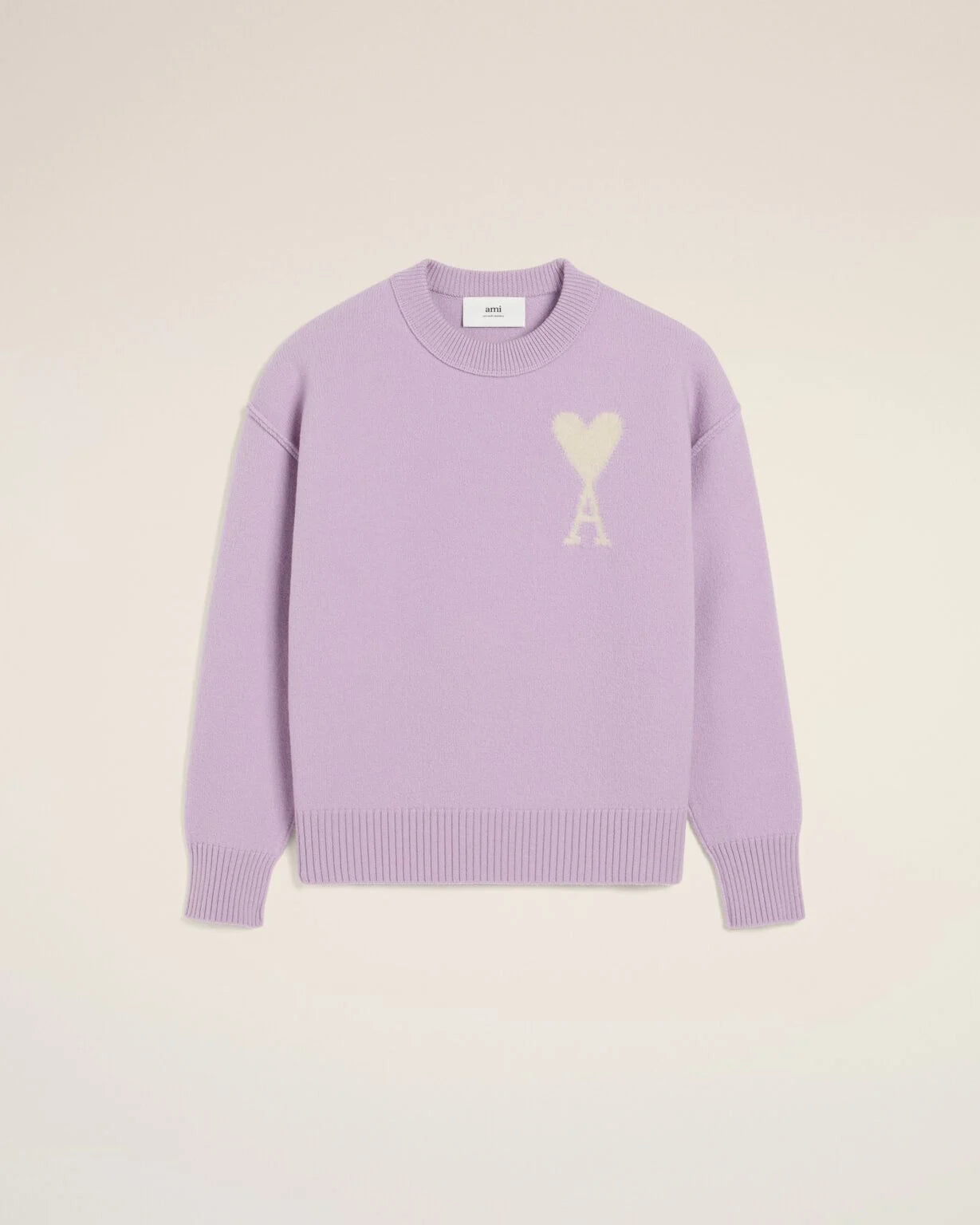 Pull Violet Ami de Coeur En Laine