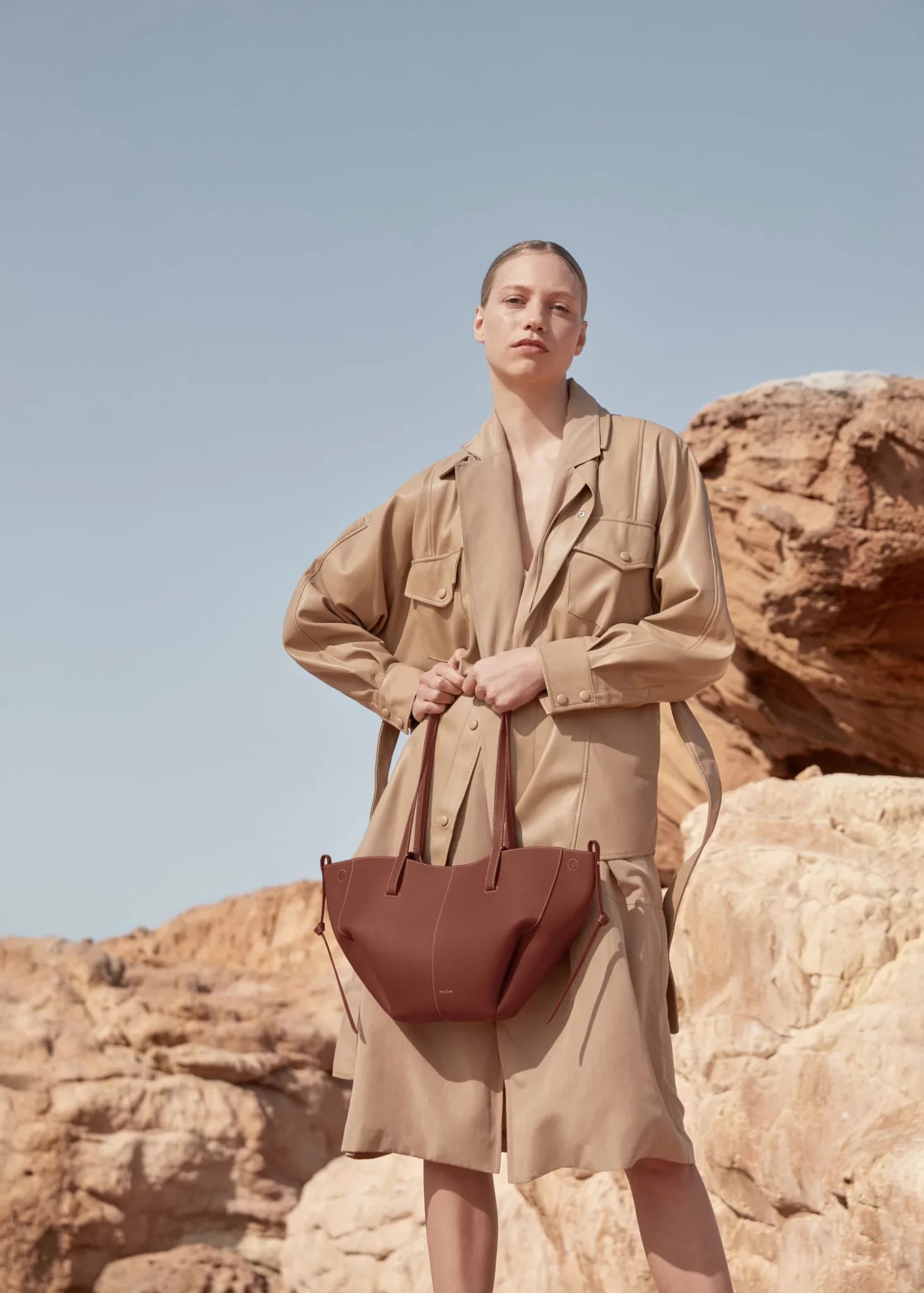 Cyme Mini Edition Camel Grainé